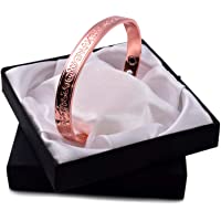 Origin Pulsera de Cobre magnética con diseño Floral